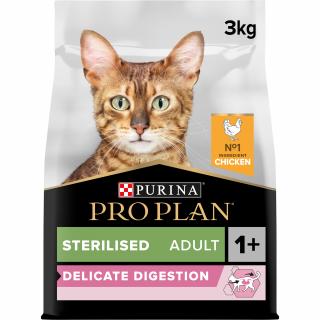 Pro Plan Cat Delicate Digestion Sterilised kura 3 kg