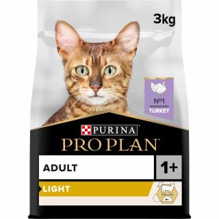 Pro Plan Cat Light Adult morka 3 kg