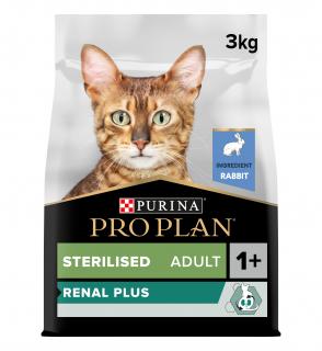 Pro Plan Cat Renal Plus Sterilised králik 3 kg