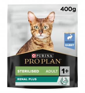 Pro Plan Cat Renal Plus Sterilised králik 400 g