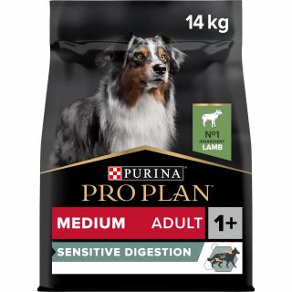 Pro Plan Dog Sensitive Digestion Adult Medium jahňacie 14kg