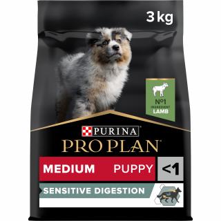 Pro Plan Dog Sensitive Digestion Puppy Medium jahňacie 3kg