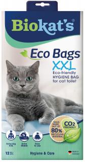 Sáčky do mačacích toaliet Biokat's ECO BAGS XXL 12 ks