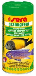 Sera krmivo pre bylinožravé cichlidy Granugreen 250ml NATURE