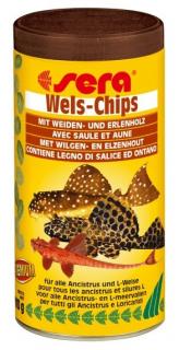 Sera špeciálne krmivo pre pancierovité sumčeky Wels-Chips 250 ml NATURE