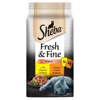SHEBA MINI SHEBA Fresh & Fine Hydinový výber 6 pack 300 g