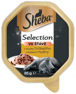Vanička SHEBA Selection hydinové kúsky 85 g