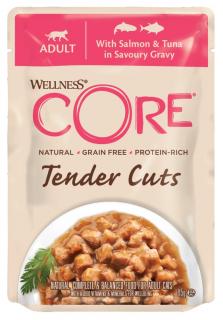 Wellness CORE Tender Cuts with Salmon & Tuna in Savoury Gravy 85 g