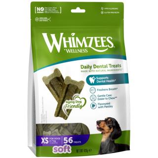 WHIMZEES Soft dentálna maškrta pre psov XS (2-7kg) 56ks