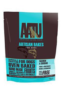 AATU Dog Artisan Bakes Salmon & Sardine 150g