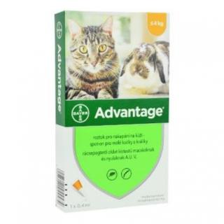 Advantage 40 10% 1x0,4ml pre mačky do 4kg