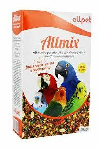 All pet ALL MIX vaječná zmes pre veľké papagáje hmotnosť: 700 g
