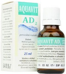 Aquavit AD2 sol objem: 25 ml