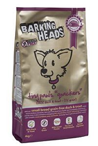 BARKING HEADS PROFES. SMALL BREED DUCK GRAIN FREE 12kg