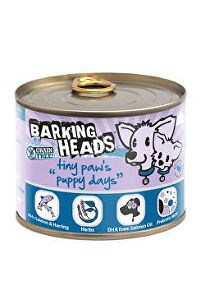 BARKING HEADS Tiny Paws Puppy Days Salmon konz. 200g