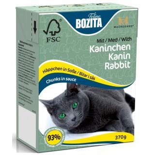 Bozita Cat kúsky v omáčke s králikom Tetrapak 370g