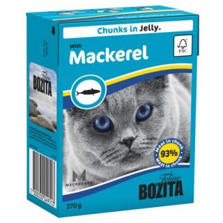 Bozita Cat kúsky v želé s makrelou Tetrapak 370g