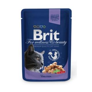 Brit Premium Cat kapsa with Cod Fish 100g