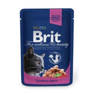 Brit Premium Cat kapsa with Salmon & Trout 100g