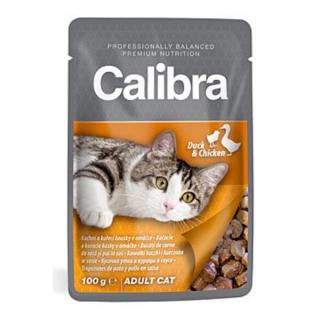 Calibra Cat kapsa kačacie a kuracie v omáčke 100g