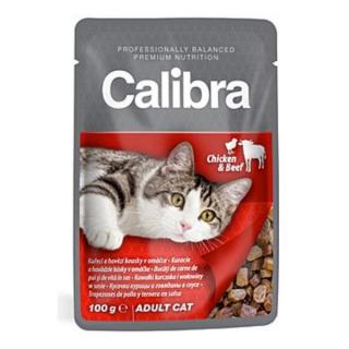 Calibra Cat kapsa kuracie a hovädzie v omáčke 100g