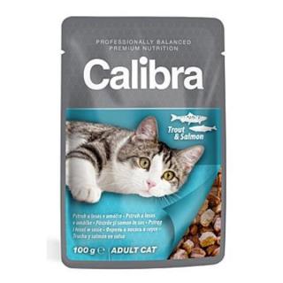 Calibra Cat kapsa pstruh a losos v omáčke 100g