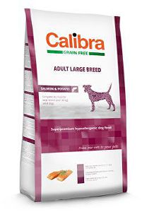Calibra Dog GF Adult Large Breed Salmon  12kg