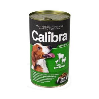 Calibra Dog konz. jahňacie+hovädzie+kuracie v želé 1240g