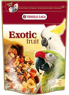 Exotic Fruit - zmes ovocia, obilovín a semien pre veľké papagáje