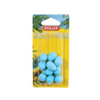 Falošné vajcia kanárik 10ks modré Zolux