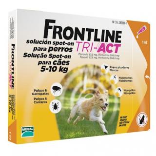 Frontline Tri-act Spot-on S (5-10 kg) 1 pipeta