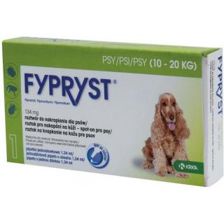 Fypryst Spot-on Dog M sol 1x1,34ml (10-20kg)