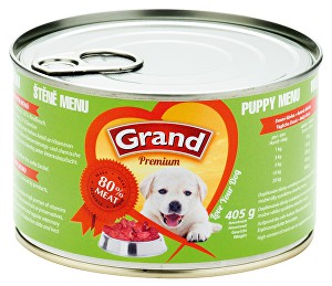 GRAND konzerva šteňa Menu 405g