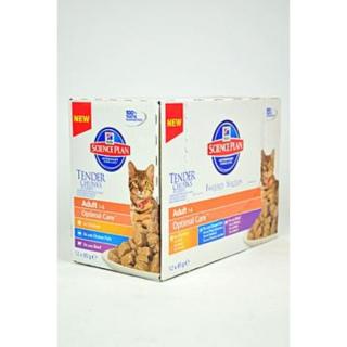 Hill's Feline kapsa Adult Multipack Ch.,O.F.,B 12x85g