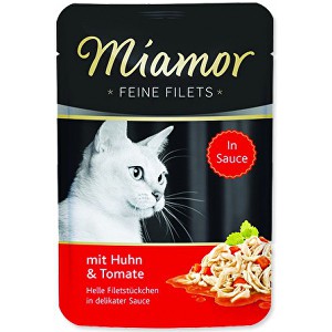 Miamor Cat Filet kapsa kura + paradajka v šťave 100g