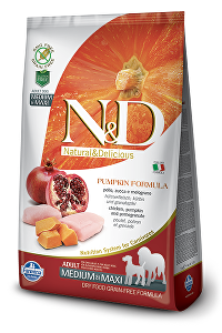 N&D GF Pumpkin DOG Adult M/L Chicken&Pomegranate 2,5kg