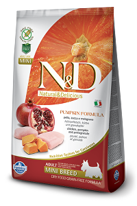 N&D GF Pumpkin DOG Adult Mini Chicken&Pomegranat 2,5kg