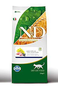 N&D Grain Free CAT Adult Lamb & Blueberry 10kg