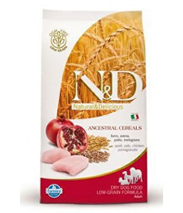 N&D LG DOG Adult Mini Chicken & Pomegranate 7kg