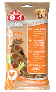 Pochúťka 8in1 Minis chicken & carrot