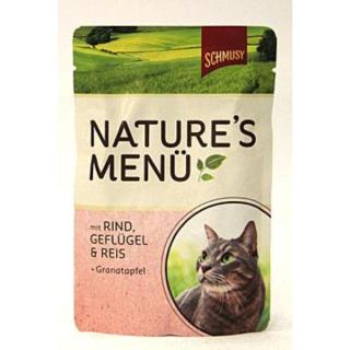 Schmusy Cat Nature Menu kapsa hovädzie+kuracie 100g