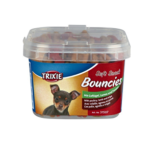 Trixie BOUNCIES mini kostičky kura / jahňa / držky 140g