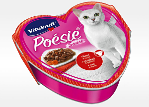 Vitakraft Cat poesie vanička šťava hovädzie, mrkva 85g