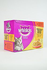 Whiskas kapsa Delice grilované mäso 12x85g