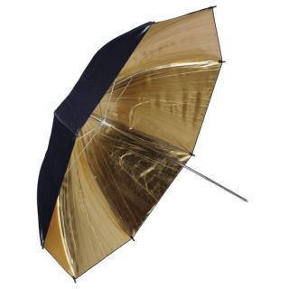 Fotografický zlatý dáždnik 102cm
