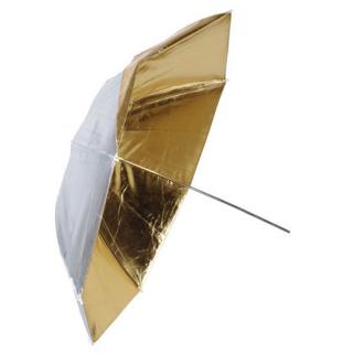 Fotografický zlatý-strieborný dáždnik 102cm