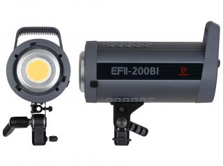 Hybridné Bi-color LED trvalé svetlo Jinbei EF 200 II Sun Light, 2700 - 6500K + reflektor