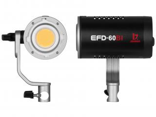 Hybridné bi-color LED trvalé svetlo Jinbei EFD 60 BI Sun Light, 2700-6500K + reflektor a kufor