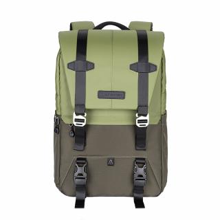 K&F Beta Backpack - ľahký polstrovaný fotografický batoh, 20 l, zelený army green