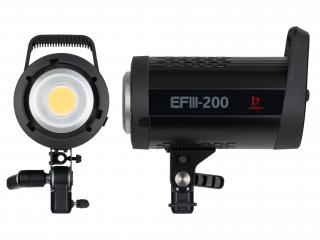 LED trvalé svetlo Jinbei EF 200 III Sun Light, 5500K + reflektor